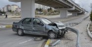 Karaman'da otomobiller çarpıştı: 2 yaralı