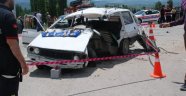 Gediz'de trafik kazası: 2 ölü, 2 yaralı