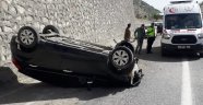 Otomobil takla attı: 2 Yaralı