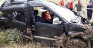 Kırıkkale'de feci kaza: aynı aileden 2'si çocuk 7 yaralı