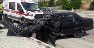 Sivas'ta trafik kazası 5 yaralı
