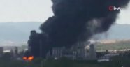 Cebelitarık'ta rafineri patladı, zehirli duman tehlikesi korkuttu