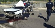 Kütahya'da düğün dönüşü feci kaza: 2 ölü, 3 yaralı