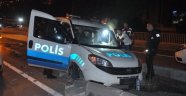 Polis aracı kaza yaptı: 2'si polis 3 kişi yaralandı
