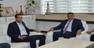 Yeni Malatyaspor Yönetimi Başkan Gürkan'ı Ziyaret Etti