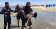 Baraj gölüne giren çocuk boğuldu