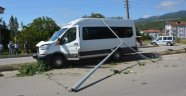 Tokat'ta yolcu minibüsü refüje çıktı: 6 yaralı