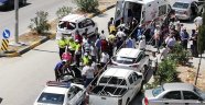 Motosikletler kafa kafaya çarpıştı: 2 yaralı