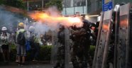 Hong Kong'da molotoflu eylem