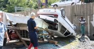 Hayatlarını garaj kurtardı: 2 yaralı