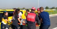 Denizli'de trafik kazası: 2 yaralı