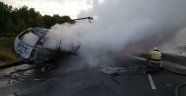 Rusya'da feci kaza: 3 kişi yanarak öldü