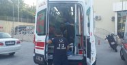 Kontrolden çıkan aracın çarptığı 2 kardeş yaralandı