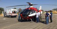 Ambulans helikopter kanser hastası için havalandı
