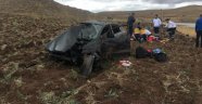 Sivas'ta otomobil takla attı: 1'i ağır 3 yaralı