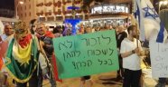 İsrail'de terör örgütü YPG/PKK'ya destek gösterisi