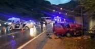 Gümüşhane'de trafik kazası: 2 yaralı