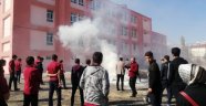 Yangın tatbikatı öğrencileri heyecanlandırdı