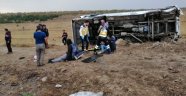 Yozgat'ta öğrencileri taşıyan otobüs devrildi: 26 yaralı