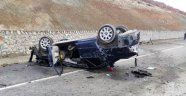 Kahramanmaraş'ta otomobil takla attı: 1 ölü 1 yaralı