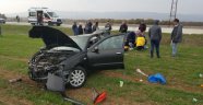 Silivri'de otomobil takla attı: 7 yaralı