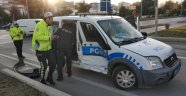 Samsun'da polis aracı kaza yaptı: 2 polis yaralı