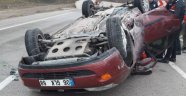 Uzman çavuş izin dönüşü kaza yaptı: 4 yaralı