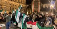 Amsterdam'da İdlib'deki saldırılar protesto edildi