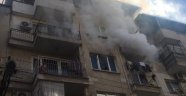 Apartman dairesinde çıkan yangın korkuttu