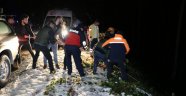 Otomobil 40 metreden uçtu: 1 ölü 3 yaralı