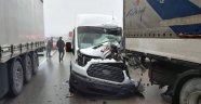 Amasya'da zincirleme trafik kazası: 7 yaralı