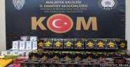 Kaçak sigara malzemeleri ele geçirildi
