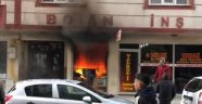 Siirt'te iş yerinde çıkan yangın korkuttu