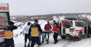 Ayağı kırılan kadının imdadına UMKE ekibi yetişti