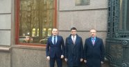 Ukrayna'da ilk Osmanlı Temsilciliğinin açıldığı binaya "hatıra plaketi" çakıldı