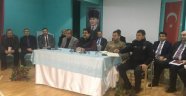 Hekimhan'da muhtarlarla toplantı