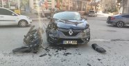 Samandağ'da otomobille motosiklet çarpıştı: 2 yaralı