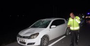 Antalya'da otomobil yayaya çarptı: 1 yaralı