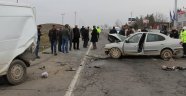 Diyarbakır'da zincirleme trafik kazası: 2 ağır yaralı