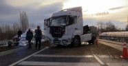 Konya'da iki tır çarpıştı: 1 ölü
