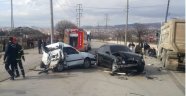 Kırıkkale'de zincirleme trafik kazası: 2 yaralı