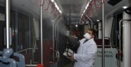 Otobüslerde dezenfekte çalışması