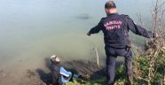 Kızının peşinden ırmağa atlayan babanın cesedi bulundu