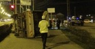 Diyarbakır'da kamyonet devrildi: 2'si çocuk 5 yaralı