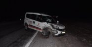 Aracı arızalanan şahsa otomobil çarptı