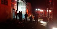 Değirmen makineleri bulunan depoda yangın