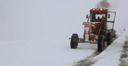 Tunceli'de kar yağışı etkili oldu 32 köy yolu kapandı