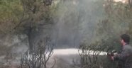 Marmaris'te makilik alanda yangın çıktı