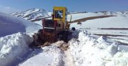 Nisan ayında karla mücadele!