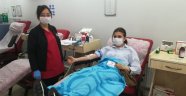 Sokağa çıkma yasağı günlerinde kan bağışına destek